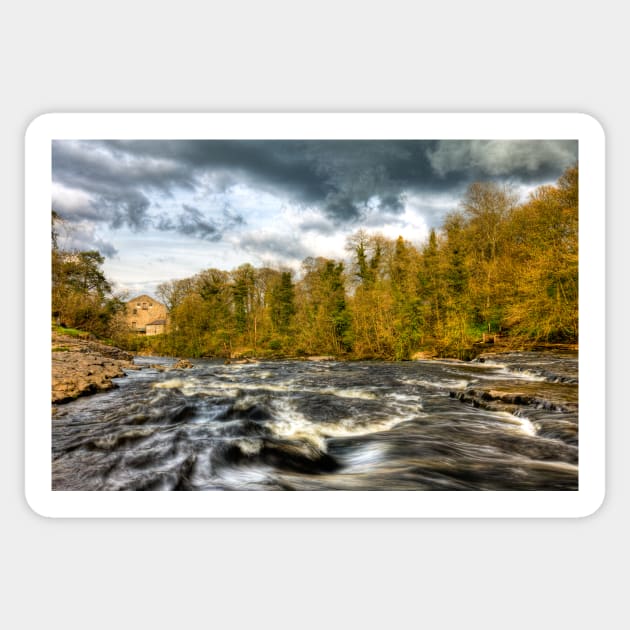 Aysgarth Falls Upper Falls Yorkshire Dales Sticker by tommysphotos